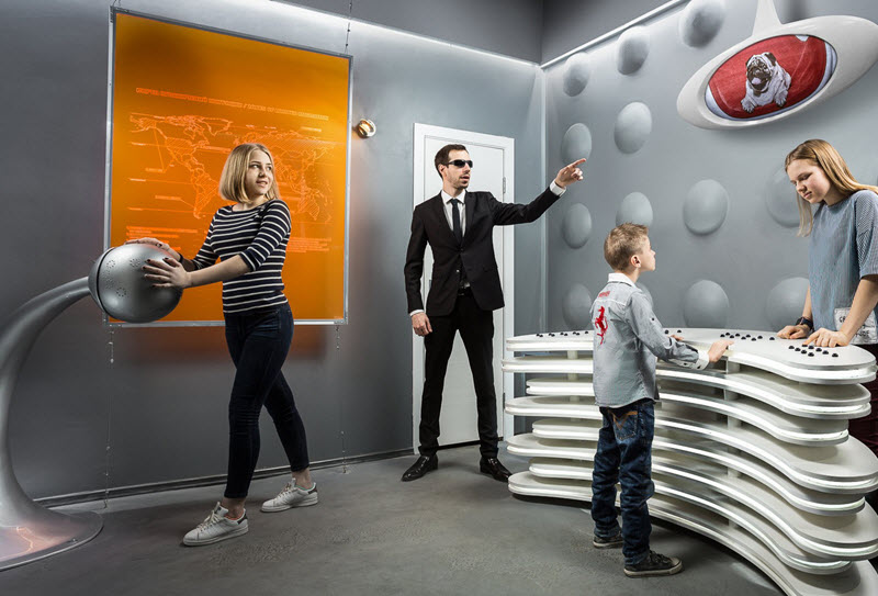 Квест Люди в Черном в Москве. Квест рум Лига квестов