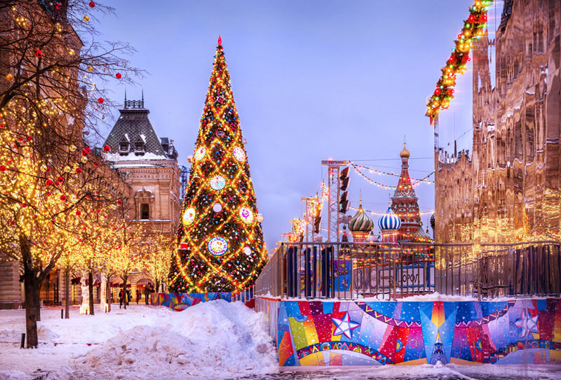 Зимние развлечения в Москве